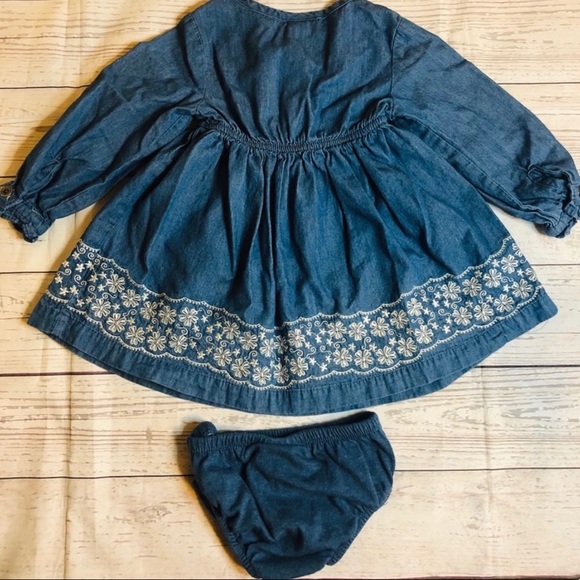 ❌SOLD❌Tommy Hilfiger Floral Embroidery Dress w/ Bottoms - Picture 6 of 6